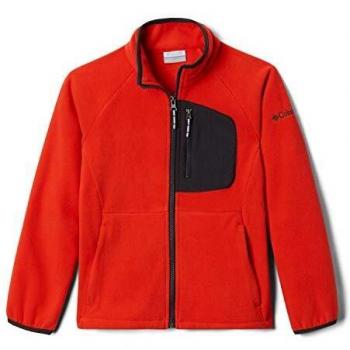 Columbia Jungen-Fleecejacke Fast Trek III, Rot/Grau