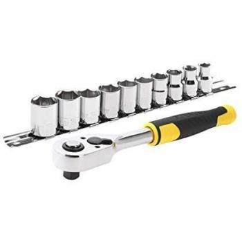 Set de Clés à Douilles Stanley 3/8 72D, 11 Pièces