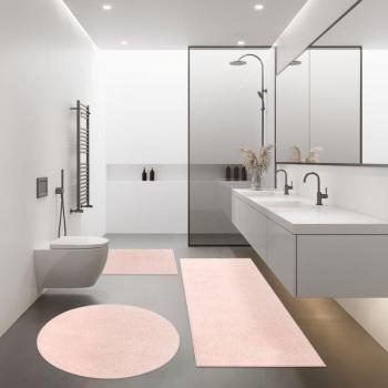 Tapis spa rose, doux et moelleux, 40 × 55 cm (Paco Home)