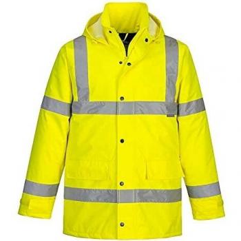 Portwest Hi-Vis Traffic Jacket, Yellow, 4XL, S460YER4XL