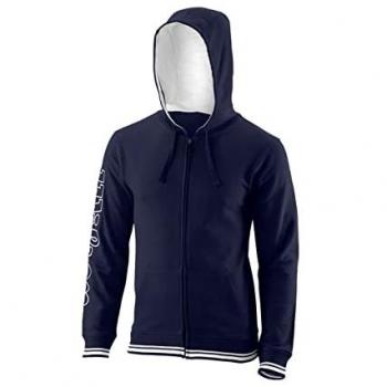 WILSON Herren Jacke TEAM II FZ HOODY dunkelblau S
