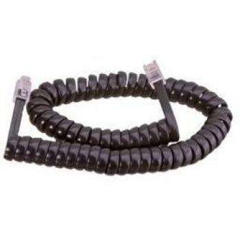 Spirale électrique mâle‑mâle 4 fils, longueur 2,1 m, noir – DH 39.075/4/210/N