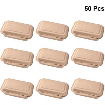 Disposable 600ml Snack Bar Hamburger Boxes