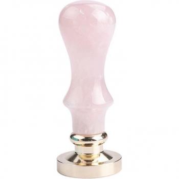 Pink Crystal Wax Seal with Copper Head