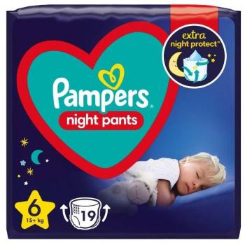 Couches-culottes à usage unique Pampers Nuit Taille 6 15+ kg 19 pcs