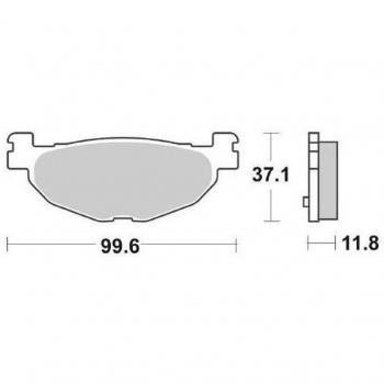 Plaquettes de frein en carbone Ferodo FDB2200EF Eco-Friction