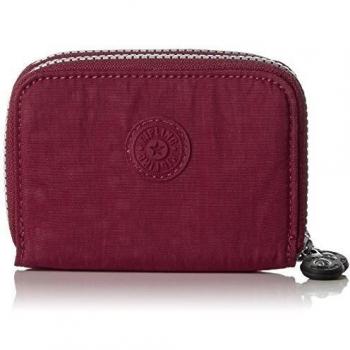 Kipling Abra, Cartera de Cuero para Mujer, Rosa (REF33G Berry), 12.5x9x3 cm