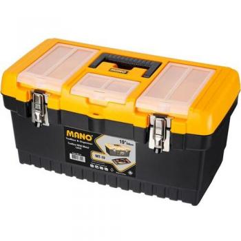 Caja Industrial de Herramientas Gerimport (48x26x24 cm) con Bloqueo y Bandeja Extraíble
