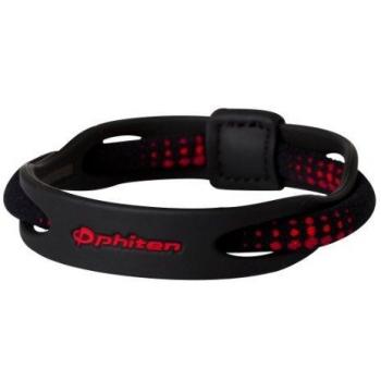 Phiten Rakuwa X50 HYBRID Bracelet (Schwarz, 17cm)