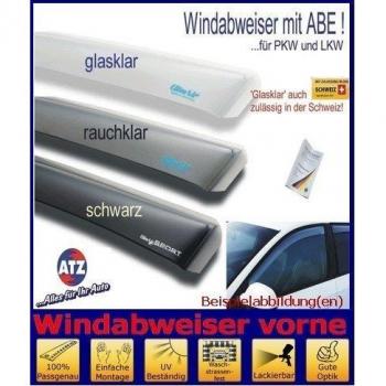 VW Golf III 5-Door/Station/Vento Sedan 1991-1998 Dark Wind Deflectors by ClimAir