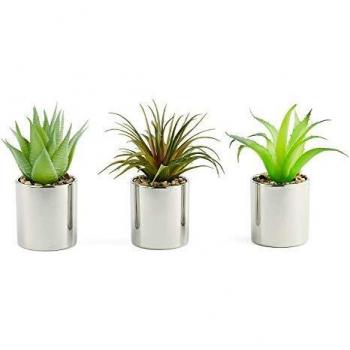 PRIMAISON Decorative Faux Grass Plants Set of 3