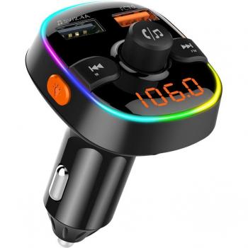 Modulador Onever FM Dual USB con luz RGB y función de manos libres