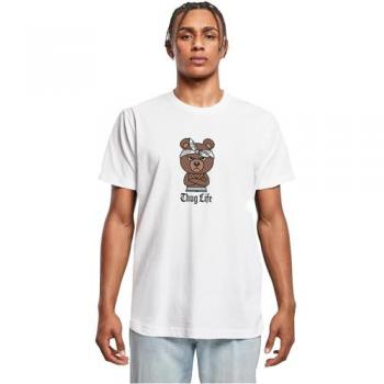 Mister Tee Ours Bandana Sketch en Blanc M