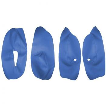 Soft Blue Leather Door Armrest Cover for VW Golf 4 MK4 Bora Jetta 1999-2005