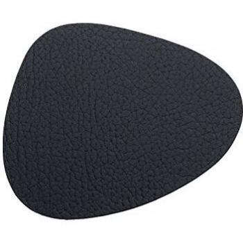 LIND DNA Curve Glasuntersetzer, 11x13cm, Schwarz