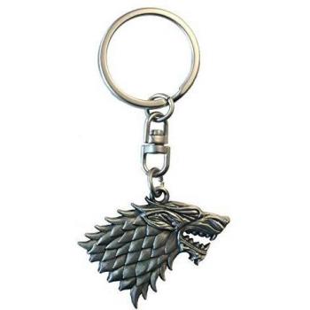 Game of Thrones House Stark Iron-On Patch 3D Keychain