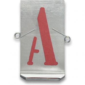 Traf.27 Lettere in ZINCO 40 mm