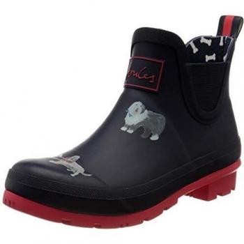 Joules Women's Wellibob Wellington Boots, Blue (MayDay Dogs Maydaydogs), 8 UK 42 EU