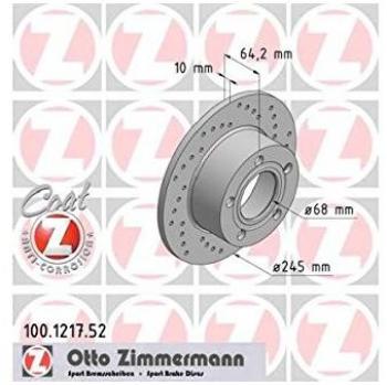 Zimmermann Disco Freno VW AUDI SKODA 100.1217.52