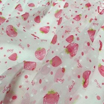 Soft Cherry-Print Craft Skirt