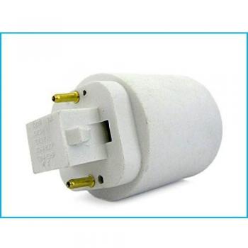 Adattatore Portalampada G23 2 Pin a E27 2 PZ