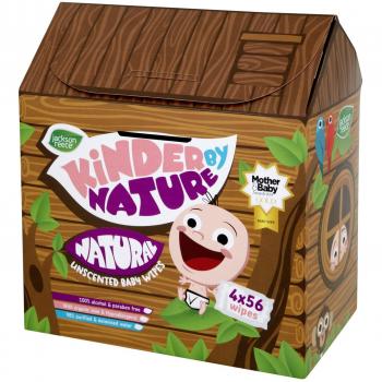 Treehouse PureBaby Wipes – Unscented, 4 Pack