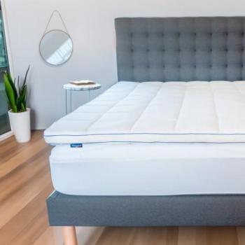 Surmatelas 90x190 cm Mousse à Mémoire de Forme – Confort Ergonomique – Excellence Hôtelier – Fabriqué en France – Épaisseur 7 cm – BDREAMS
