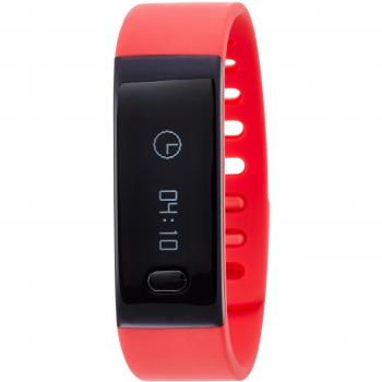 Zefit MYKRONOZ Rotes Fitnessband: Schrittzähler, Tracker und Schlafüberwachung (KRZEFIT‑RED)