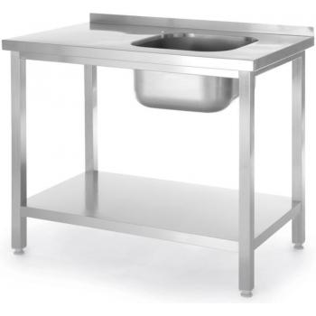 Lavello da Cucina a Una Vasca, Ripiano destro – Dimensioni 800×600×850 cm