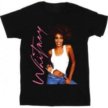 Whitney Houston Elegancia Negra – Camiseta XL para Mujeres