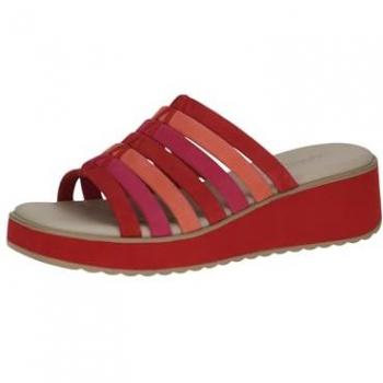 Pantoletten Caprice 9-27201-44 Rot (Satinglanz)
