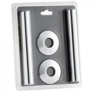 Arroll Radiator Pipe Collars Chrome 300 x 18mm