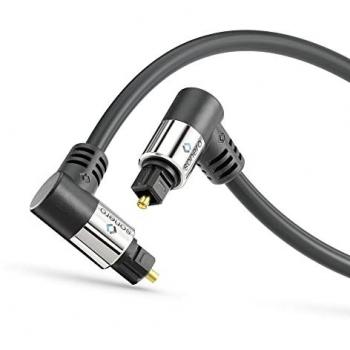 Sonero Premium Optisches Kabel 7,5 m mit 2x90° Stecker