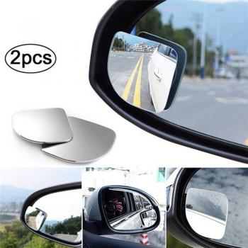 Rimless 360 Degree HD Wide Angle Car Rear View Mirrors