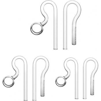 Tuyau de lys en verre pour aquarium planté, entrée 10mm