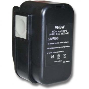 Batteria 9,6 V NiMH 3300 mAh per Atlas Copco PCS6T PES9.6