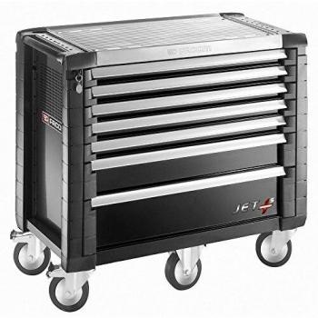 JET Roller Cabinet 7 Drawers Black