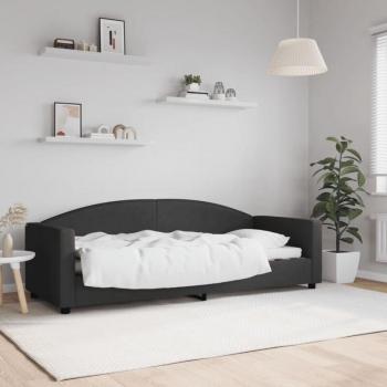 TORANA Sofá Cama 80x200 cm Tela Negra