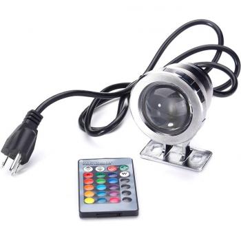 Submersible RGB Pool Light with Remote Control