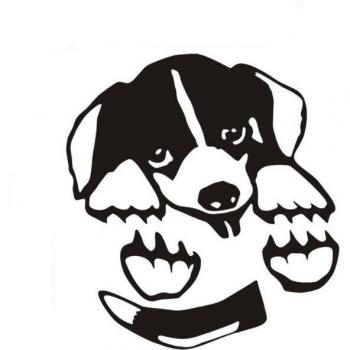 Cute Cat Dog Switch Cover Sticker