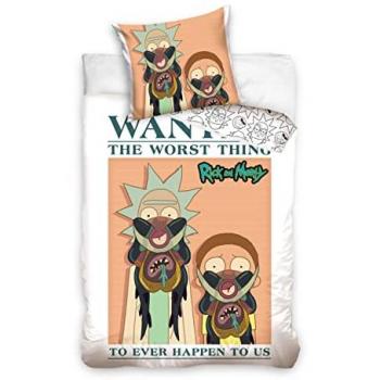 Rick und Morty Bettwäsche Set 135x200 cm + 80x80 cm