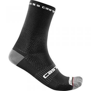 Calze Castelli Rosso Corsa Pro 15 nere