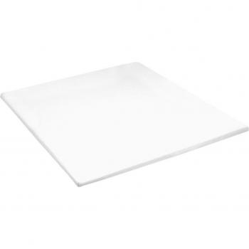 Topper satin coton – lit jumeau, 160x200 cm, couleur blanche