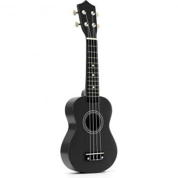 21 Zoll Kinder Ukulele Sopran aus Linde, 4 Nylon-Saiten, bunt, mit Picks und Saiten
