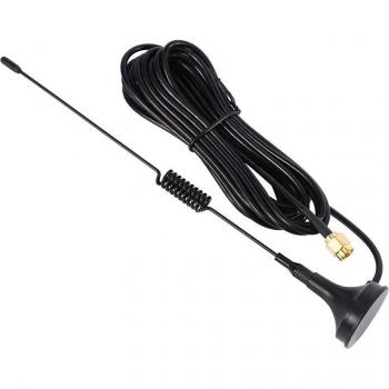 4G Monopolantenne, 3 Meter, SMA, 31 cm, 10 dBi Gewinn, RG174 Kabel für Sim7600A-H, Sim7600Sa-H, Sim7600E