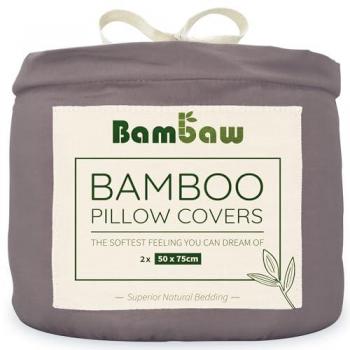 Federe in Seta Vegana di Bambu Grigio Scuro