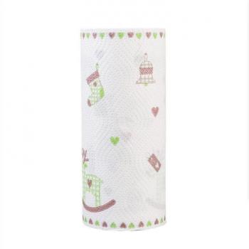 Support de papier rouleau floral