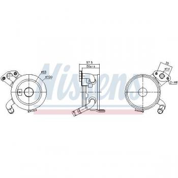 Nissens 91379 Engine Oil Cooler