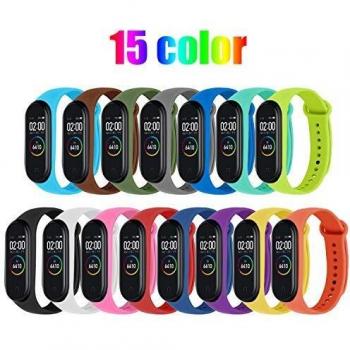 STN Silikonstrap für Xiaomi Mi Band 4 – NFC‑Farbdisplay