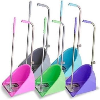 Rastrillo y pala recogedora Dicoal, talla única, color pistacho